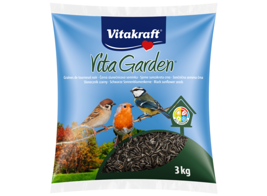 Słonecznik dla ptaków VITA GARDEN czarny 3kg Vitakraft