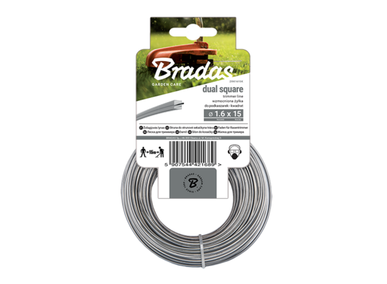 Żyłka RIPPER DUAL, kwadrat, 2,7 mm x 50 m, karta