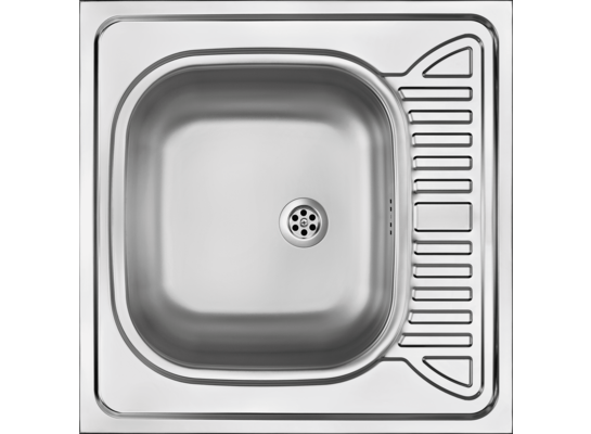 Zlewozmywak stalowy Tango satyna 60 x 60 cm Deante