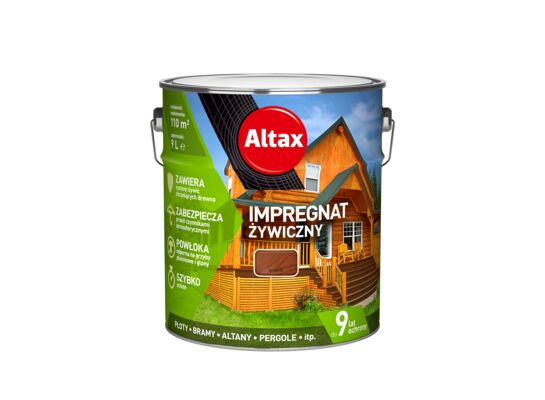 Impregnat żywiczny 9 l orzech Altax