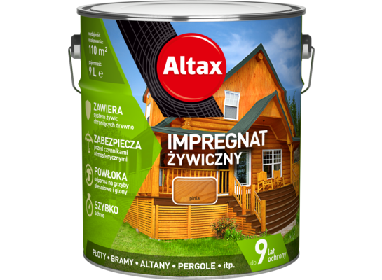 Impregnat żywiczny 9 l pinia Altax