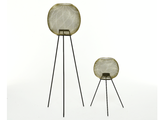 Świecznik metalowy 2 sztuki