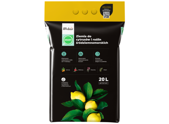 Ziemia do cytrusów i roślin śródziemnomorskich 20 l Wokas