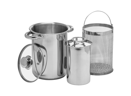 Wielofunkcyjny garnek z koszem i szynkowarem