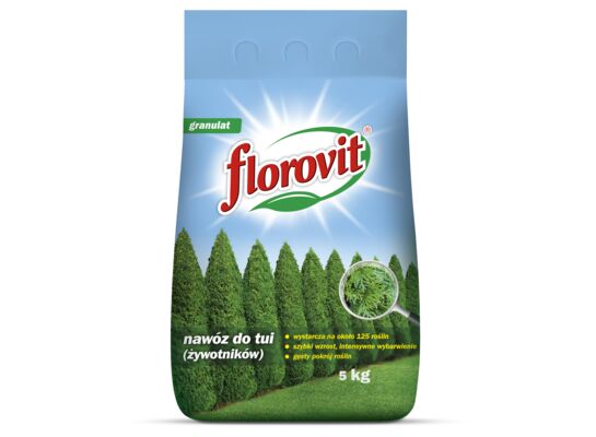 Nawóz do tui (żywotników) 5 kg Florovit