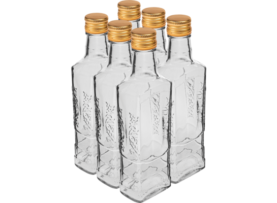 Butelka Flora 250 ml z zakrętką 6 sztuk