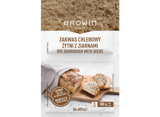 Zakwas chlebowy żytni z ziarnami i drożdżami 24 g