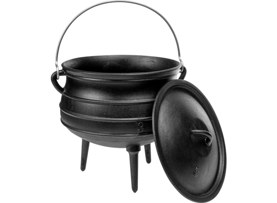 Kociołek afrykański, 7l, żeliwny - Safari