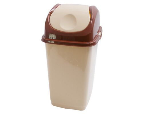 Kosz Slim 8/10 l srebrny beż