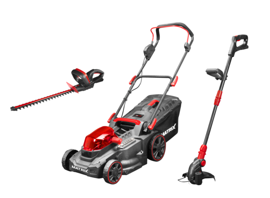 Zestaw narzędzi akumulatorowych + 2 baterie 2Ah + ładowarka MATRIX GARDENX