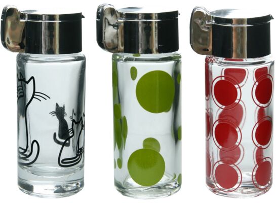 Solniczka metalowa srebrna Smart Kitchen Glass