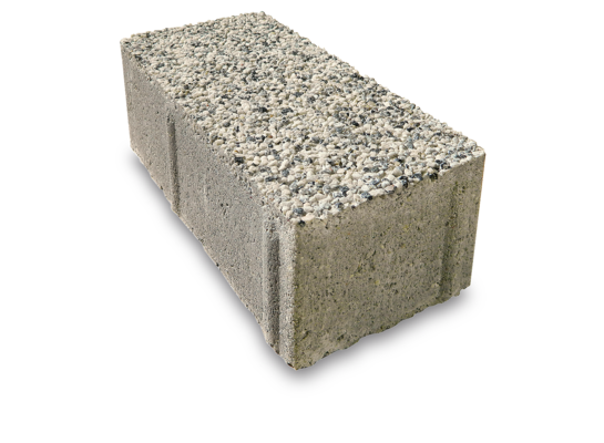 Kostka brukowa prostokąt płukana 6 cm szara POLBRUK