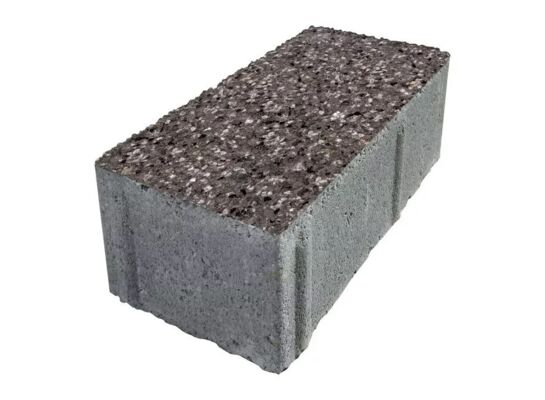 Kostka brukowa prostokąt płukana 6 cm grafitowa POLBRUK