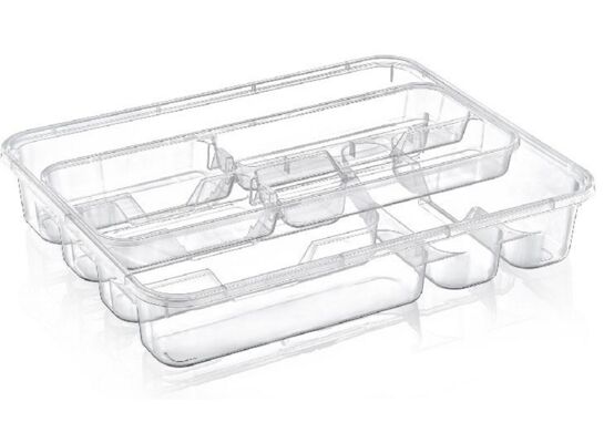 Wkład do szuflad dwupoziomowy biały