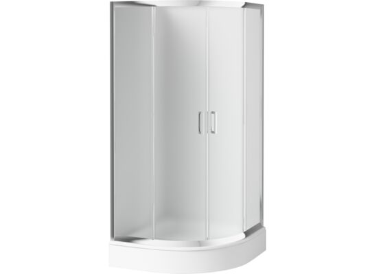 Kabina FUNKIA półokrągła szkło szronione 90 cm