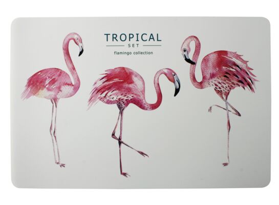 Podkładka 3 FLAMINGI 43,5 x 28,2 cm