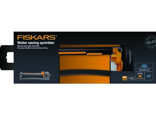 Zraszacz wahadłowy oszczędzający wodę Fiskars