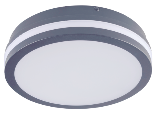 Plafon grafitowy 22 cm LED BENO