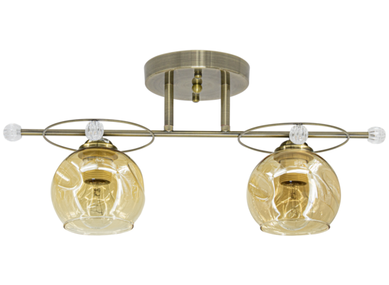 Oprawa oświetleniowa 2-płomienna E27 mosiądz 8820/2 21QG