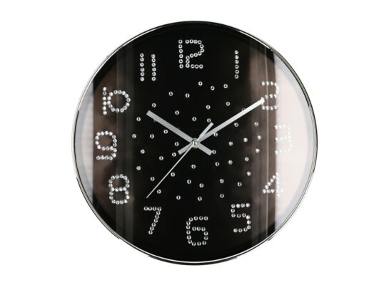 Zegar ścienny z cyrkoniami 30 cm