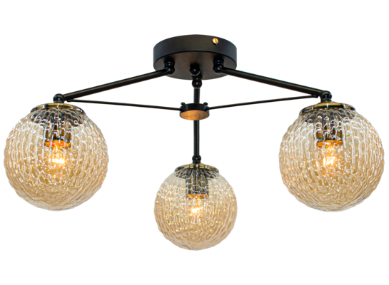 Oprawa oświetleniowa 3-płomienna E27 czarny 2100/3 BLACK