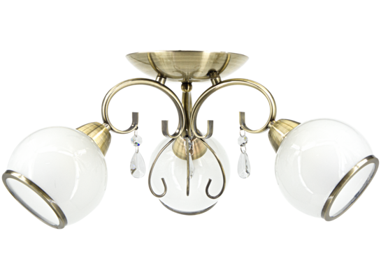 Oprawa oświetleniowa 3-płomienna E14 mosiądz 8875/3 21QG