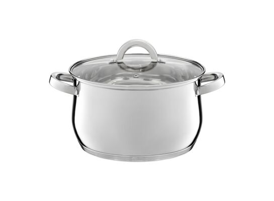 Garnek ze szklaną pokrywką BERRY 24 cm 6,1 l Ambition