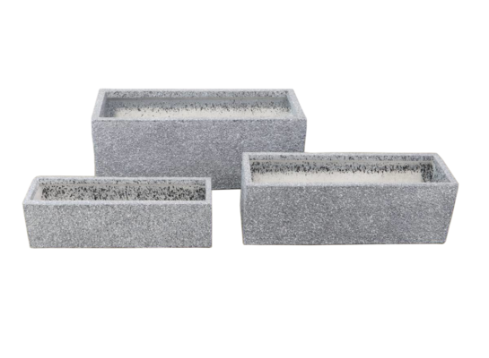 Donice prostokątne 3 sztuki