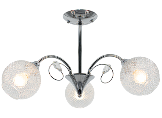 Oprawa oświetleniowa 3-płomienna E14 chrom 1987/3 8C