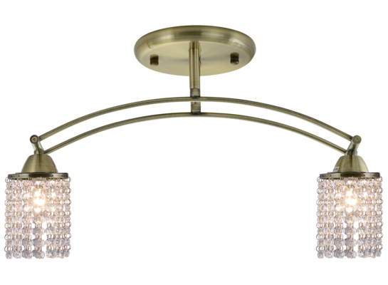 Oprawa oświetleniowa 2-płomienna E14 mosiądz 6028/2 21QG