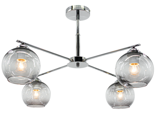 Oprawa oświetleniowa 4-płomienna E27 chrom 1859/4 8C