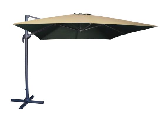 Parasol boczny cappuccino 3 x 3 m