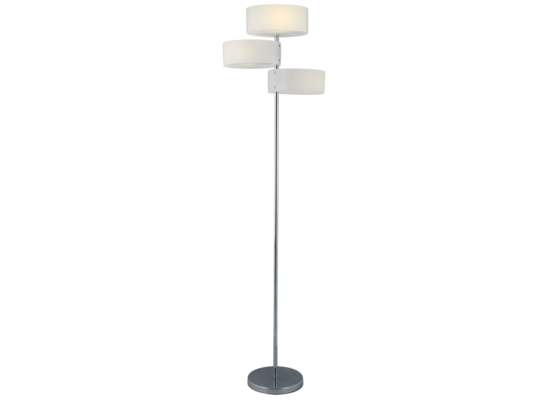 Lampa podłogowa 3-płomienna E27 chrom DRS8006/3F 8C