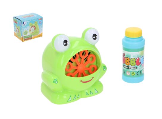 Bańki mydlane żabka 15 x 11,5 x 13 cm