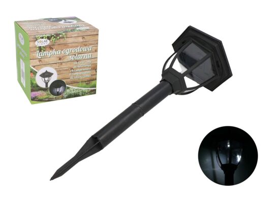 Lampa solarna 51 cm czarna