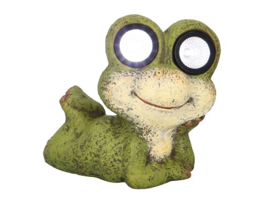 Lampa solarna figura żaba 21,5 cm