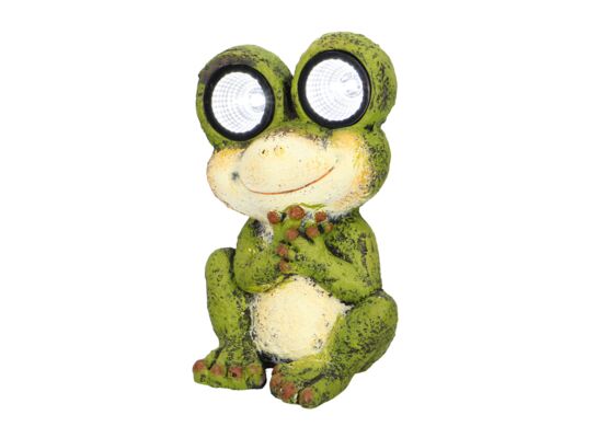 Lampa solarna figura żaba 32 cm