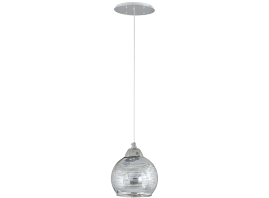 Lampa wisząca linka 1-płomienna E27 chrom 8184/1 8C