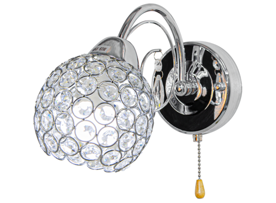 Kinkiet 1-płomienny E14 chrom 8965/1 8C