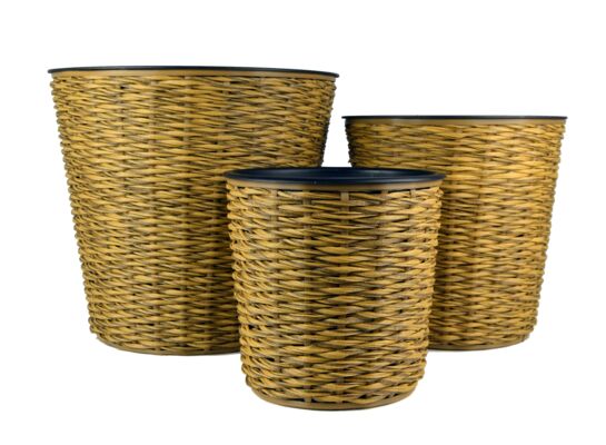 Komplet 3 donic zewnętrznych Bahama naturalny