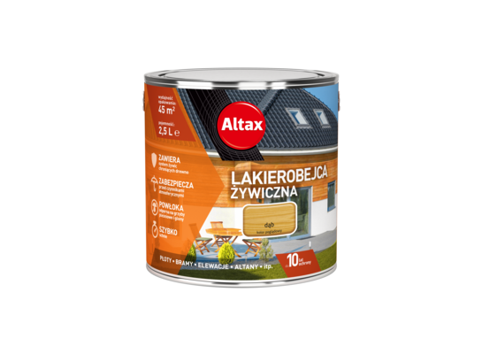 Lakierobejca żywiczna 2,5 l dąb Altax