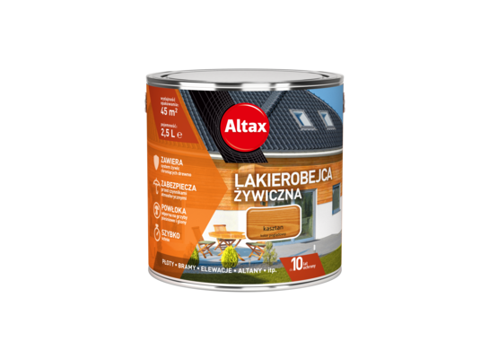 Lakierobejca żywiczna 2,5 l kasztan Altax