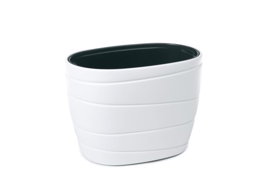 Donica PASSA 40 owalna niska biały Lamela