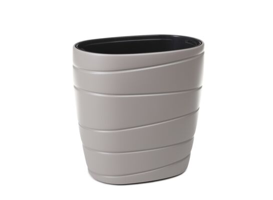 Donica PASSA 40 owalna wysoka taupe Lamela