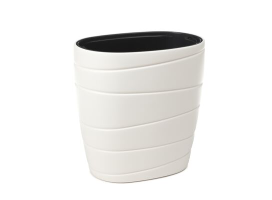 Donica PASSA 40 owalna wysoka kremowy Lamela