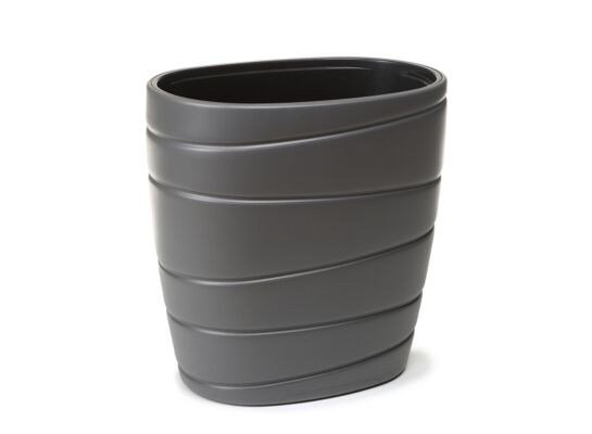 Donica PASSA 40 owalna wysoka antracyt Lamela