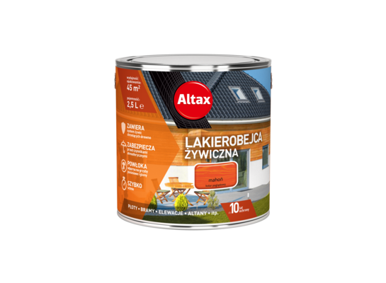 Lakierobejca żywiczna 2,5 l mahoń Altax