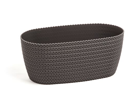 Osłonka owalna JERSEY 38 antracyt Lamela