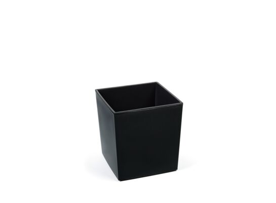 Doniczka JUKA 25 x 25 czarny Lamela