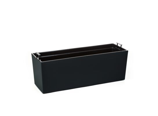 Kwietnik BEGONIA 19 x 56 czarny Lamela